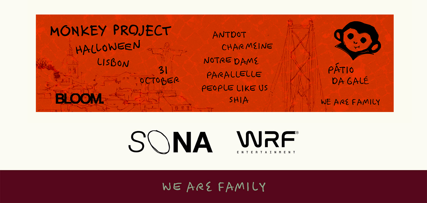 Bloom Presents Monkey Project Lisbon Halloween