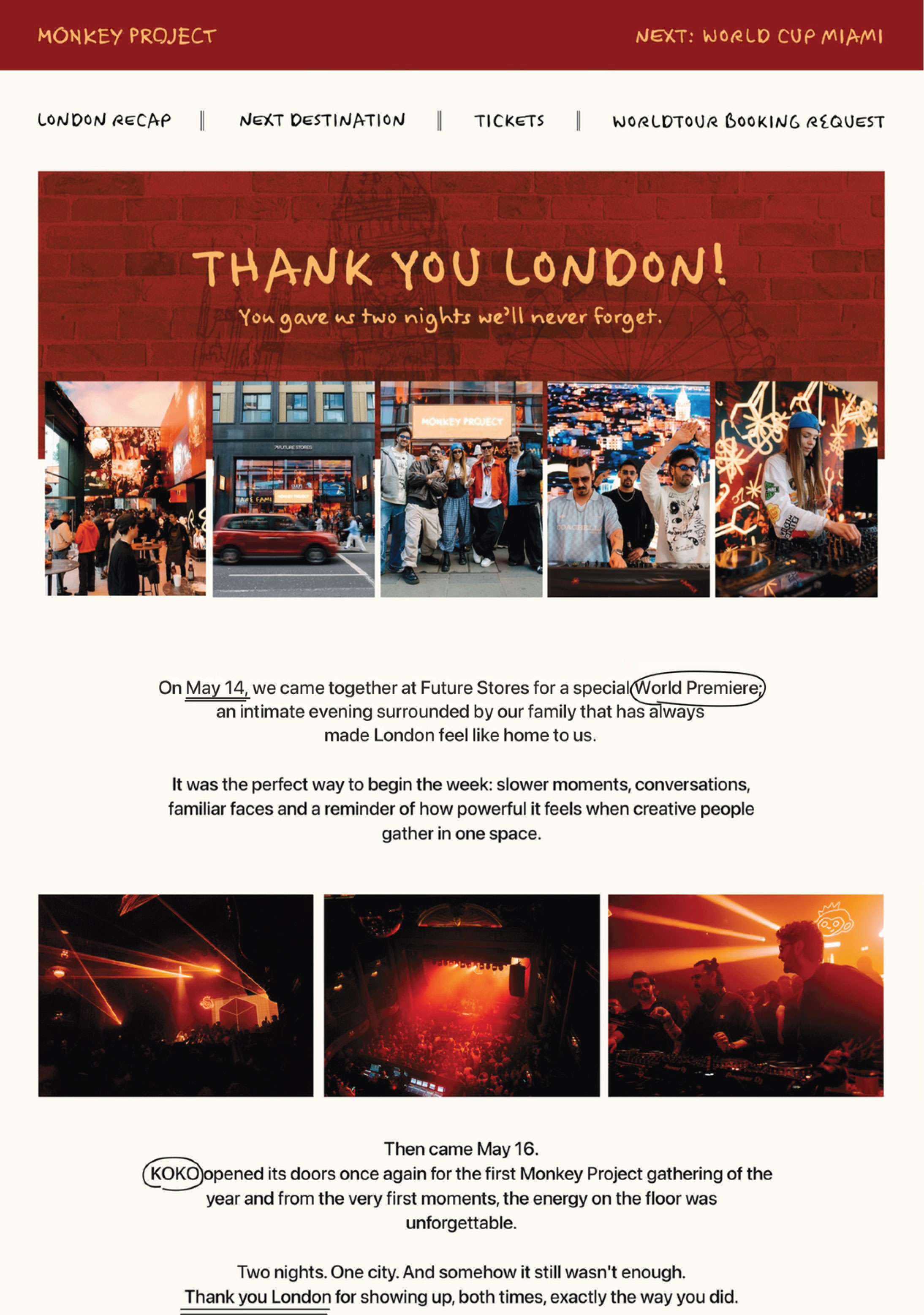 Monkey Project Londra 1